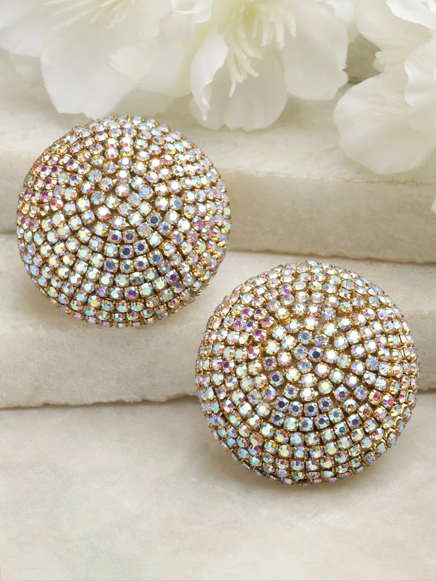 AB Crystal Stud Earrings