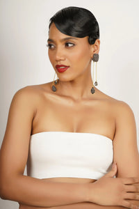 Smokey Serenade Teardrops earrings