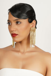 Crystal Long Chain Danglers