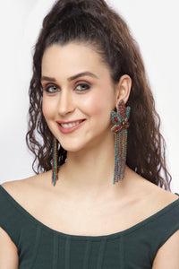Multi-Coloured Waterfall Earrings