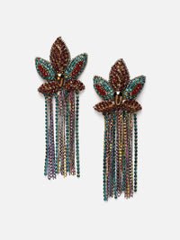 Multi-Coloured Waterfall Earrings