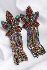 Multi-Coloured Waterfall Earrings