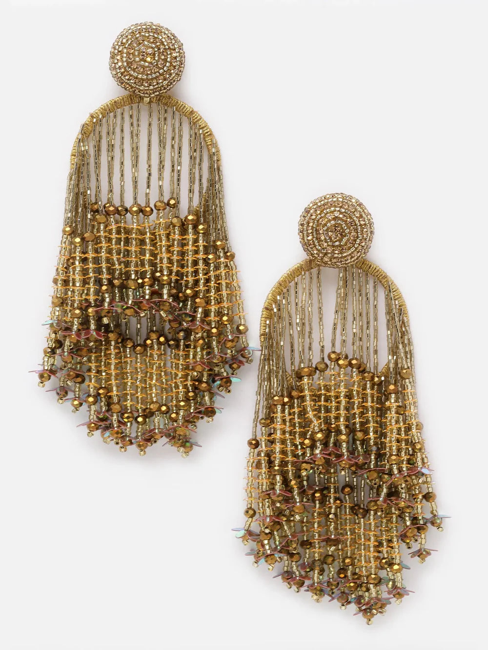 Crystal Tassel Earrings