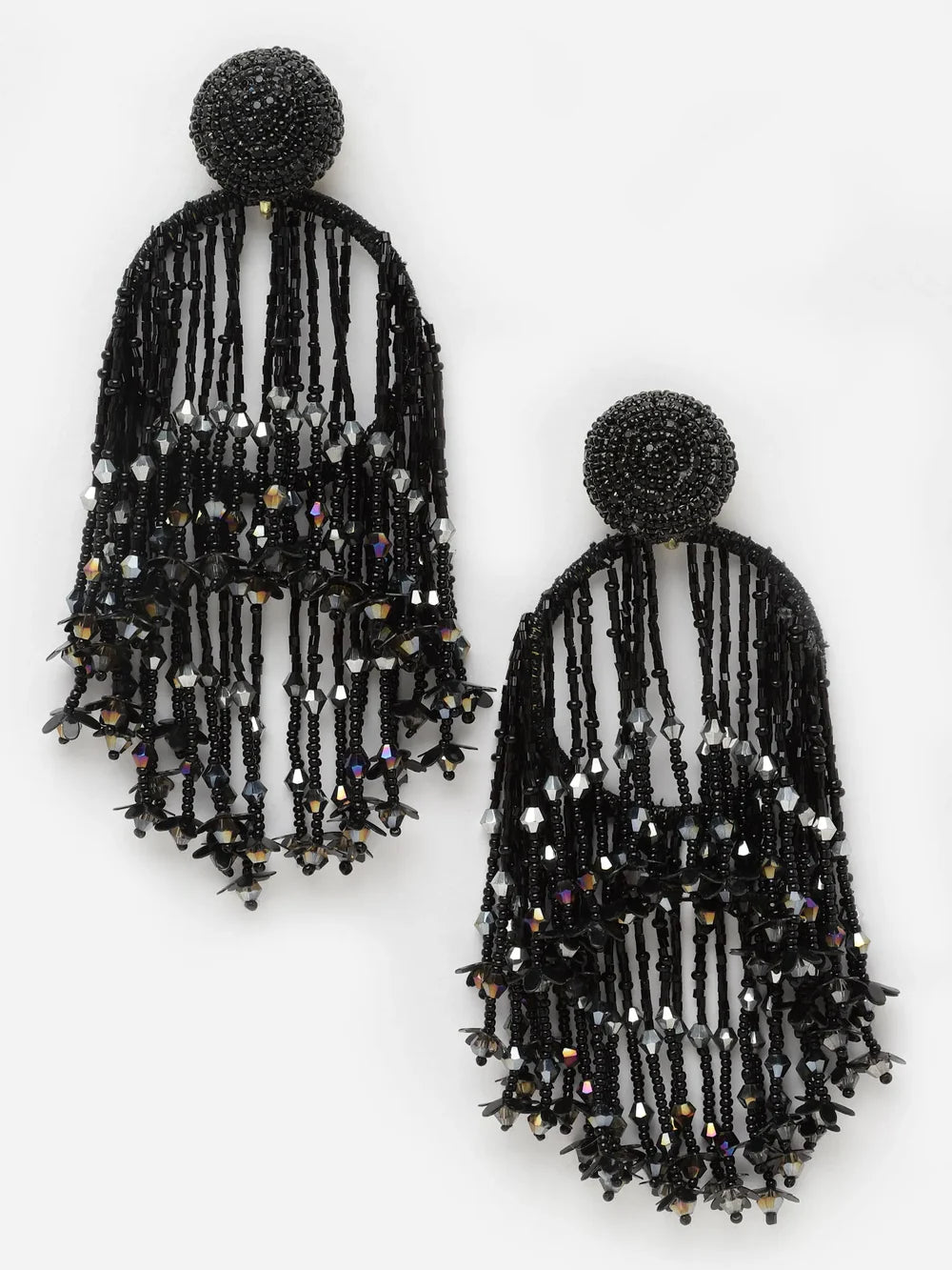 Crystal Tassel Earrings