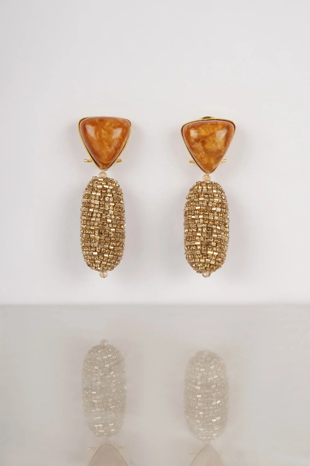 Beaded Dangler Earrings