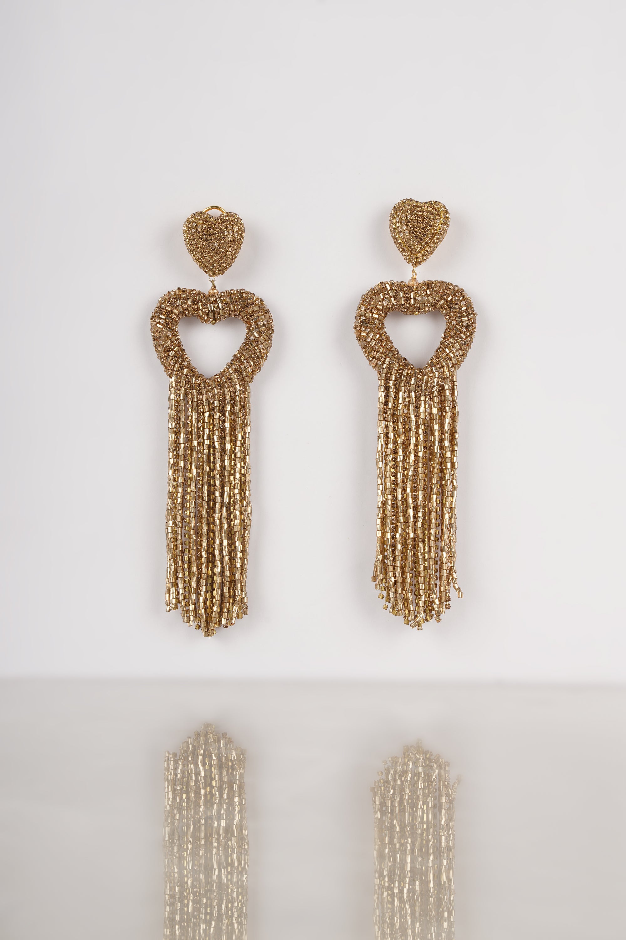 Heart Shaped Earrings Gold online