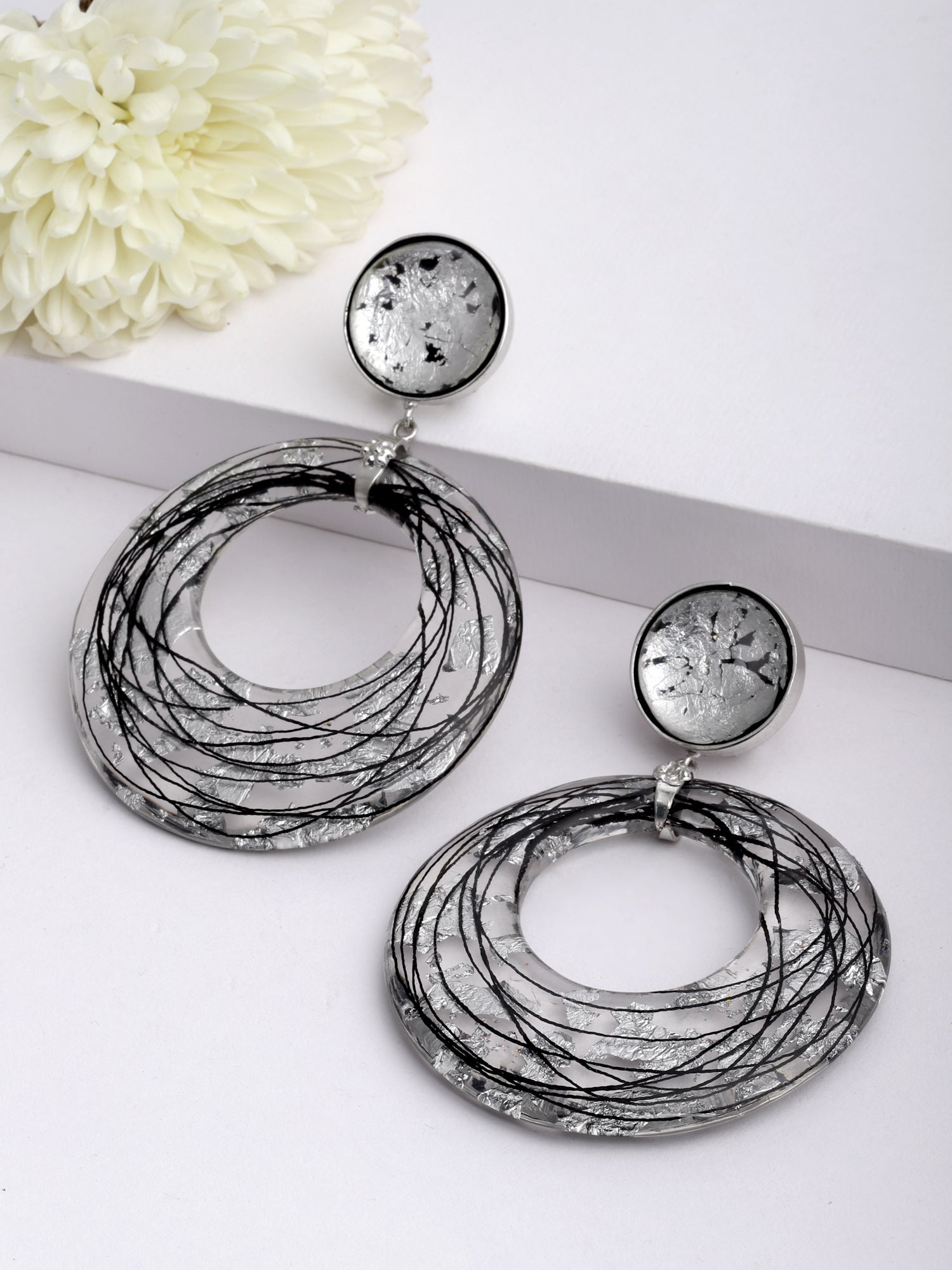 Silver Hoop Earrings