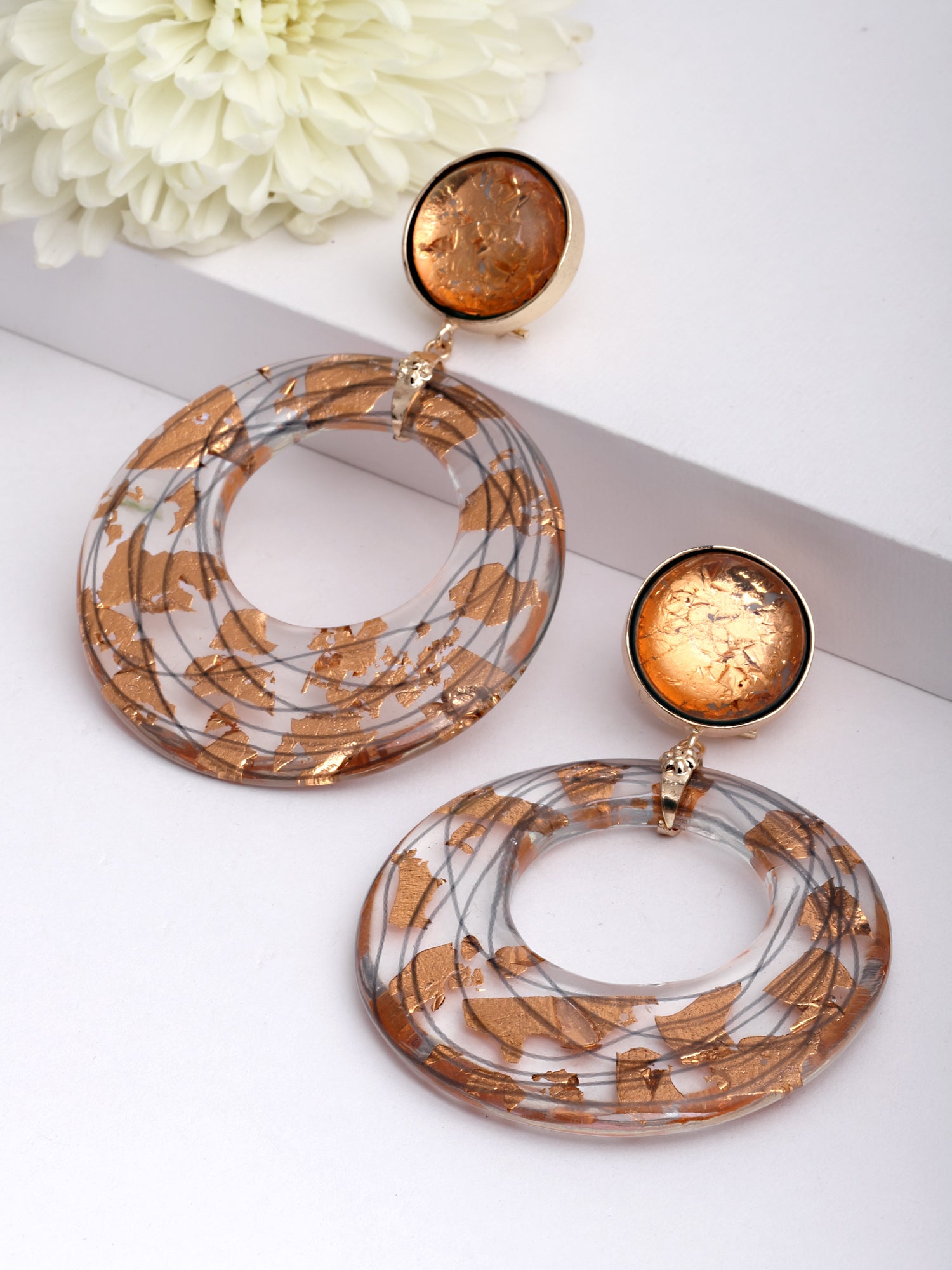 Rose Gold Hoop Earrings