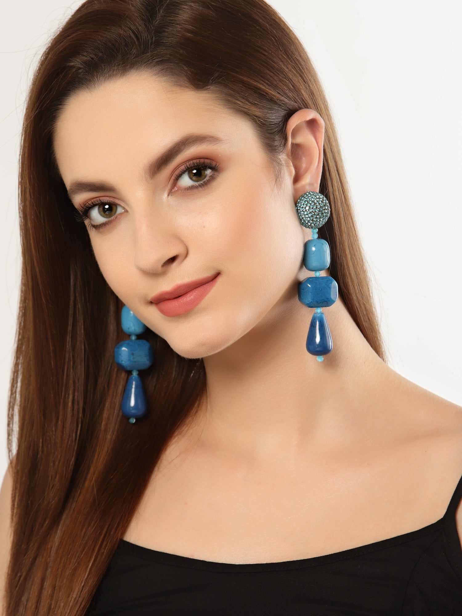 Azure Resin Earrings
