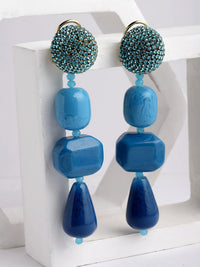 Azure Resin Earrings