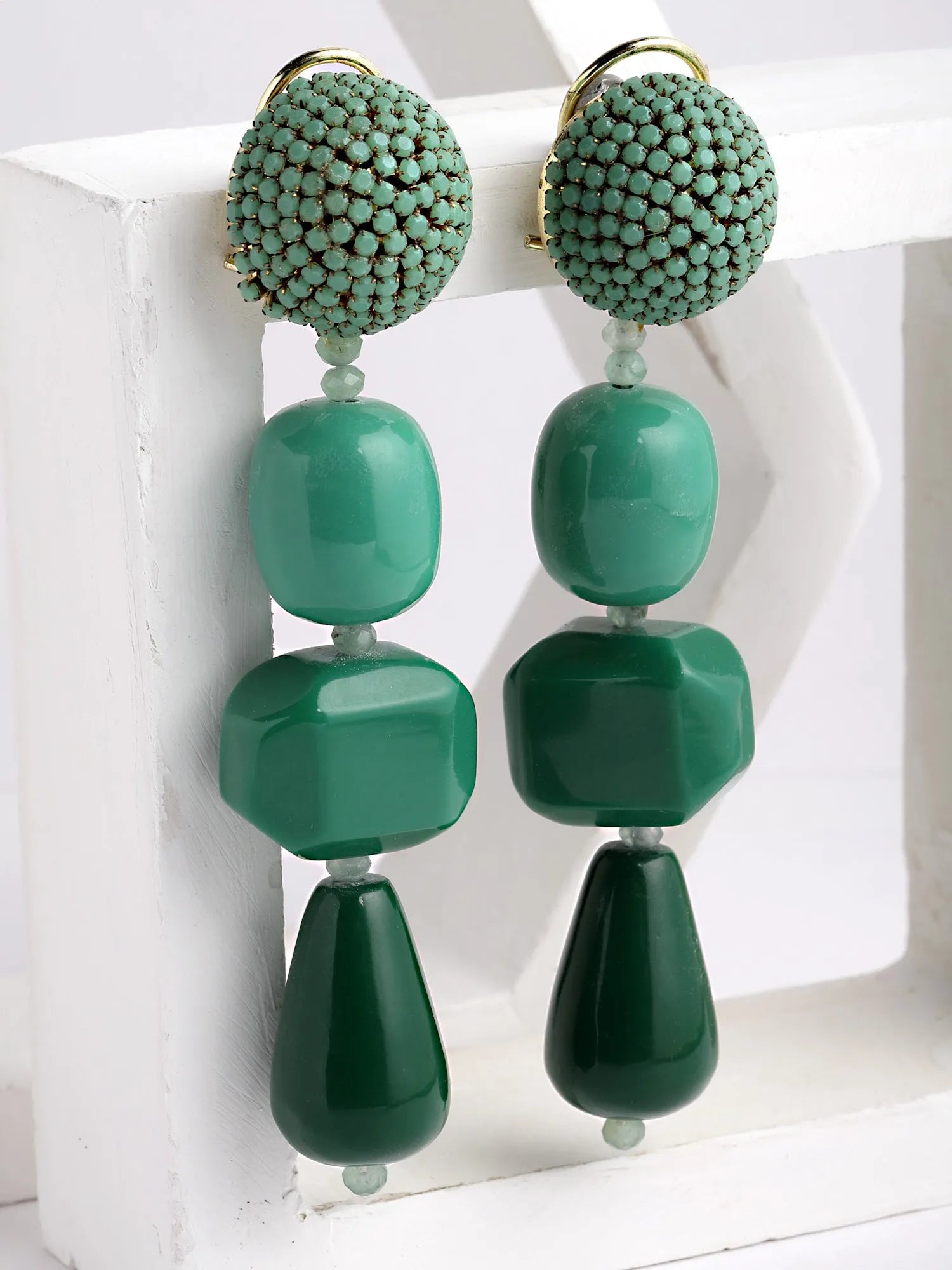 Emerald Green Earrings