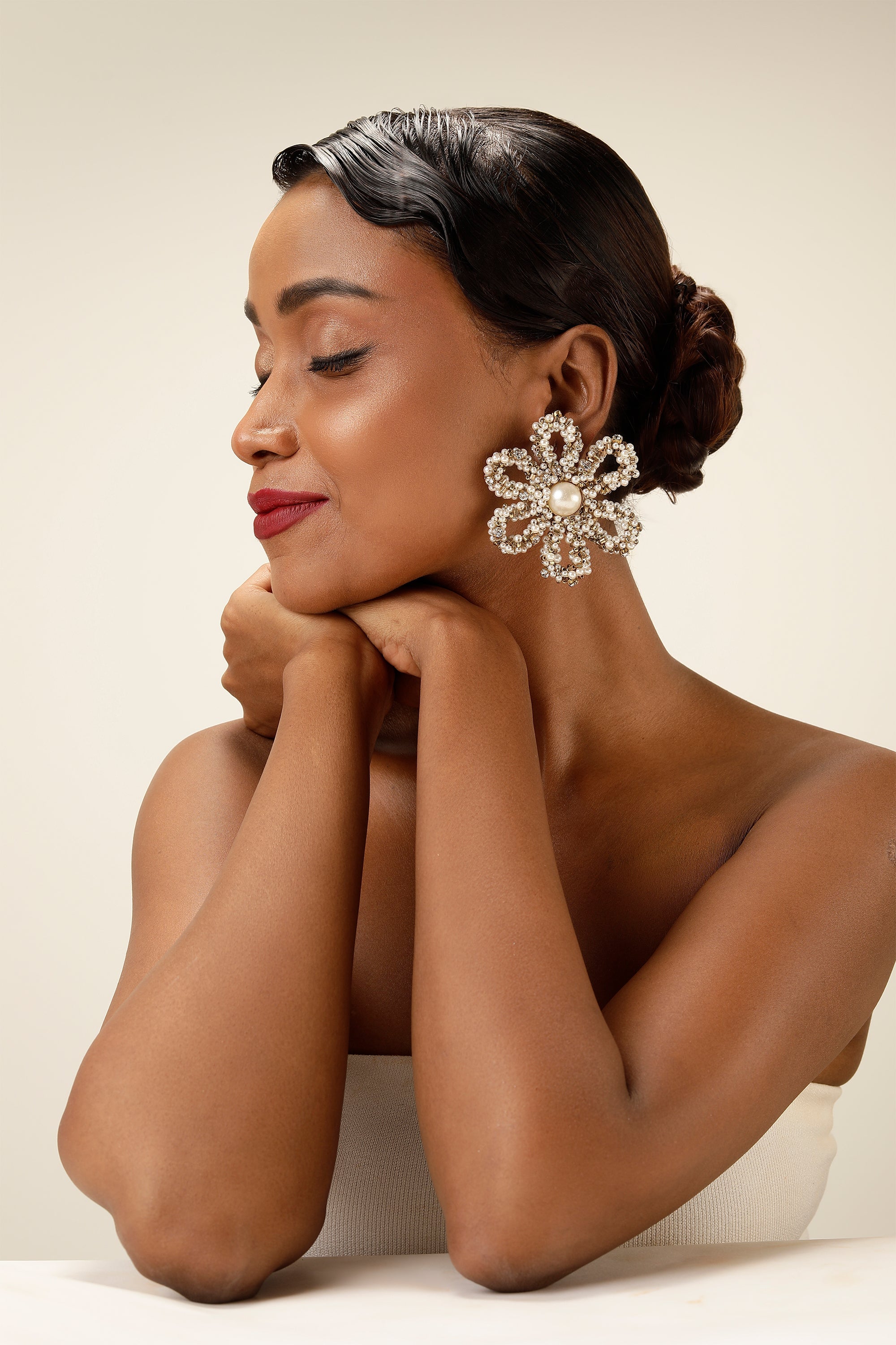 Pearl Bloom Studs