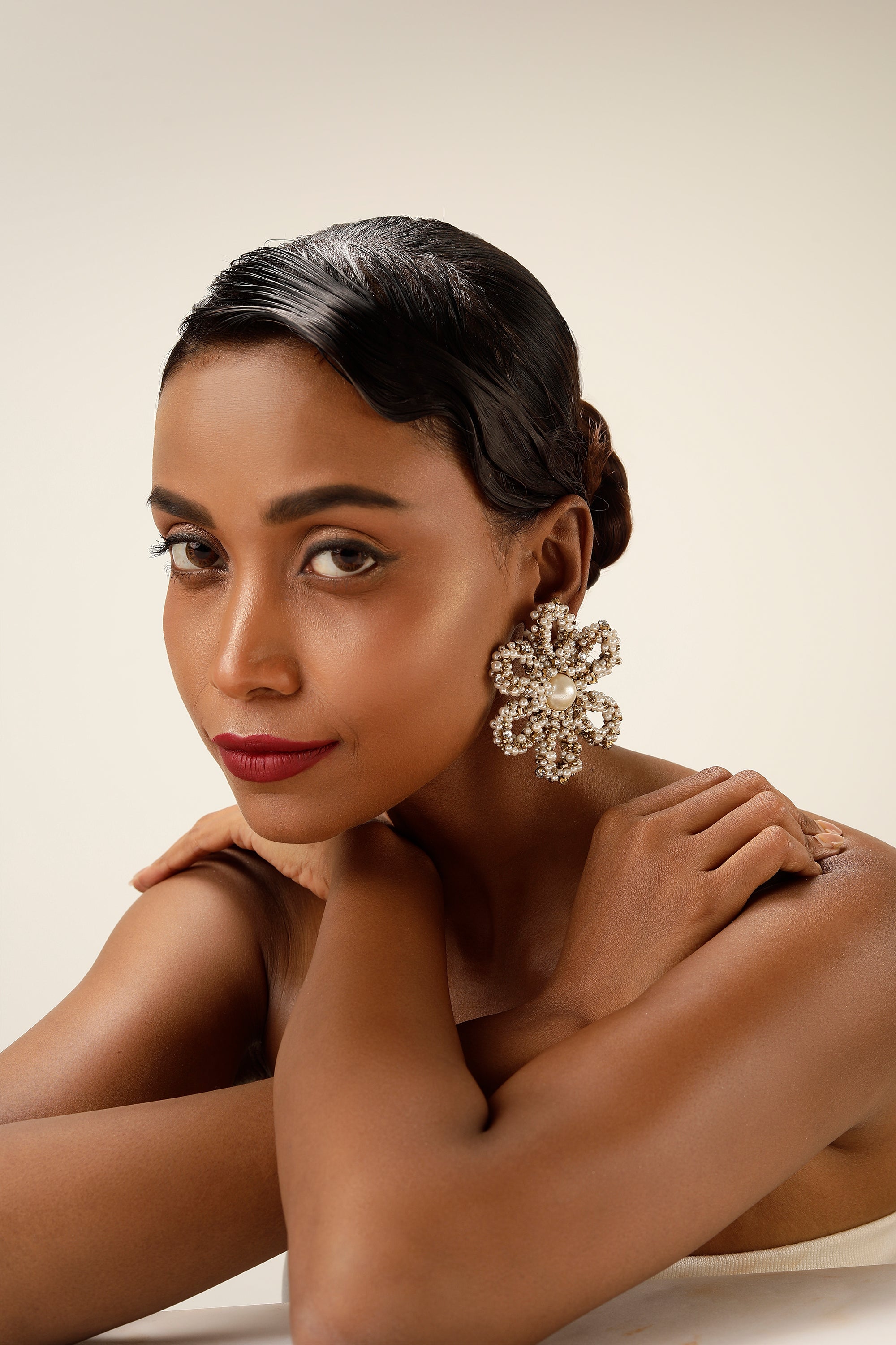 Pearl Bloom Studs