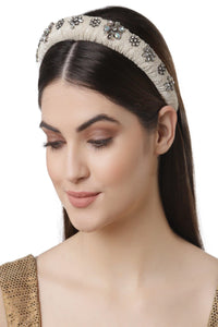 Beaded Blossom Hair Band