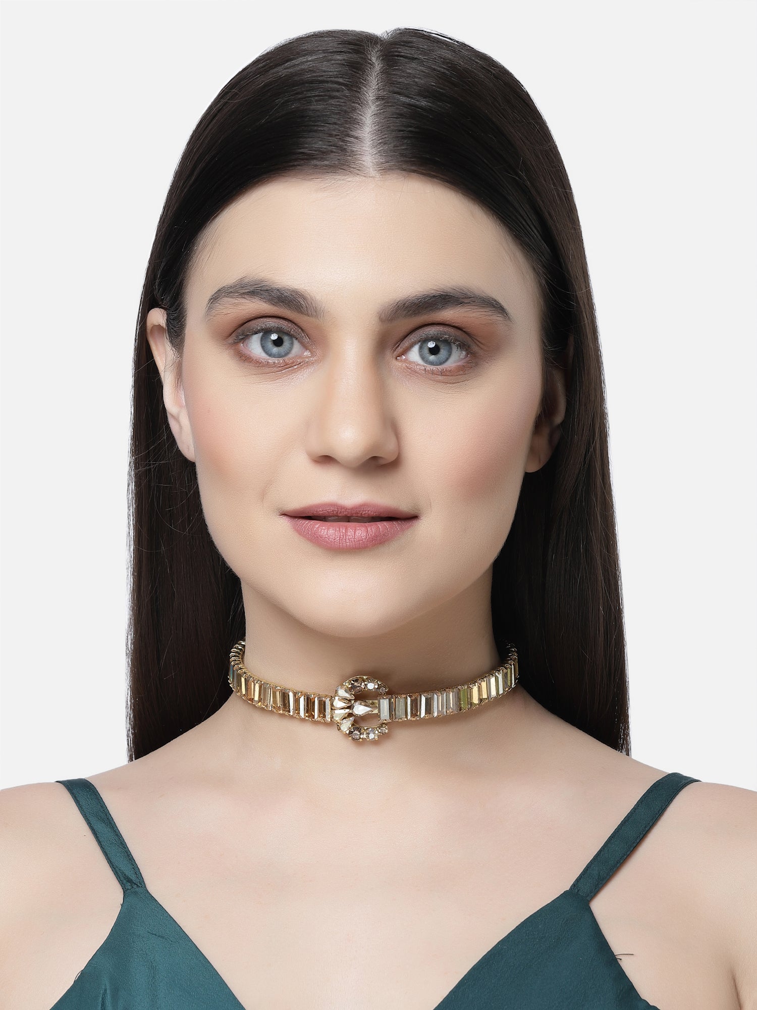 Personalized Gold Choker Necklace