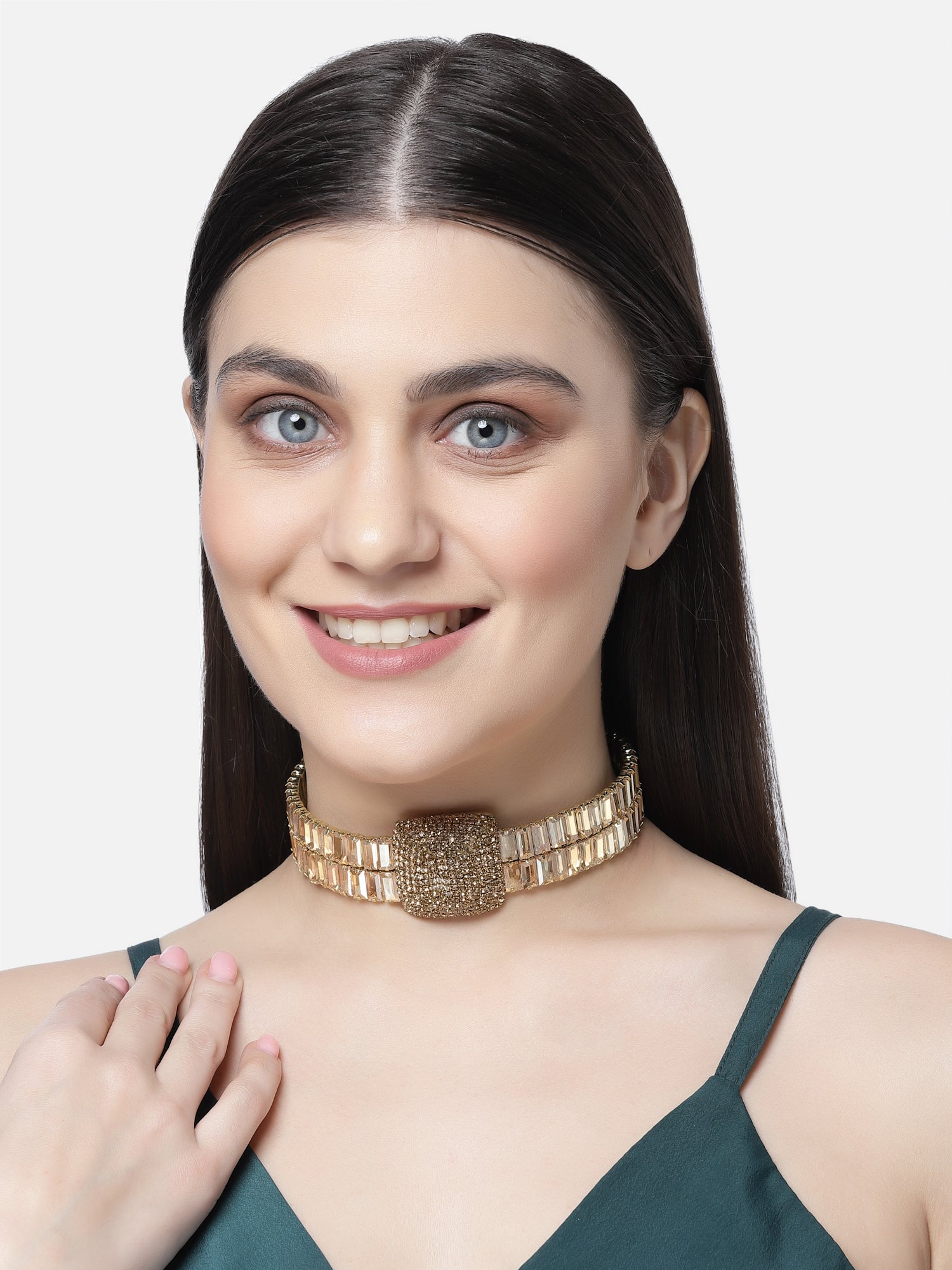 gold choker