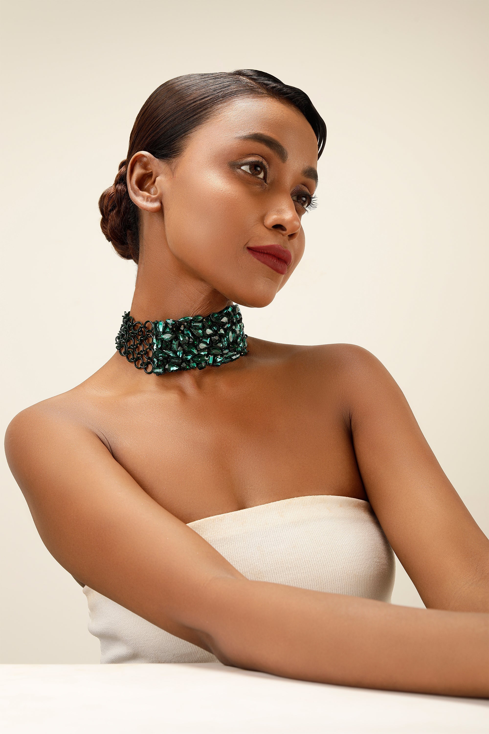 Starlit Collar – Emerald