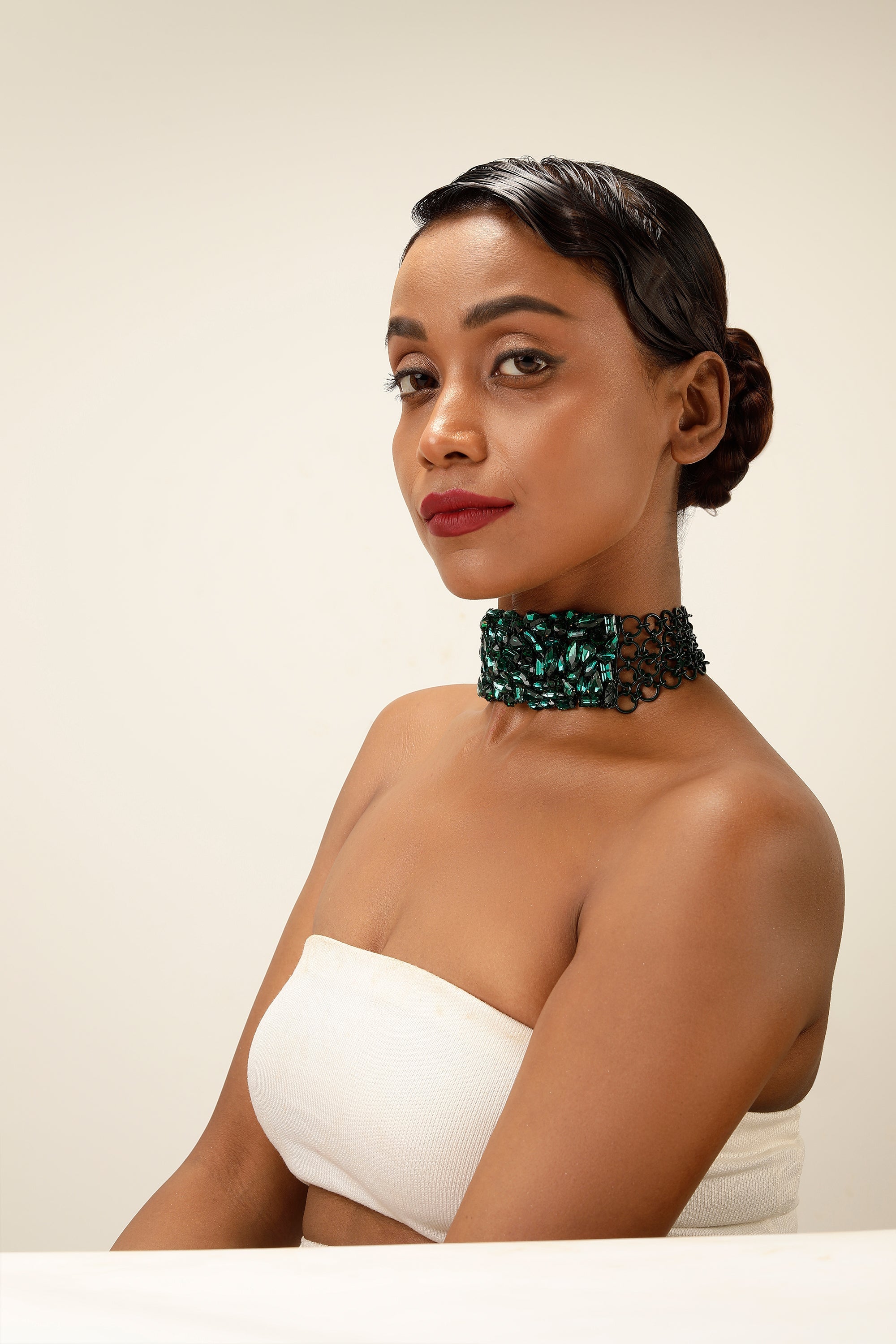 Starlit Collar – Emerald