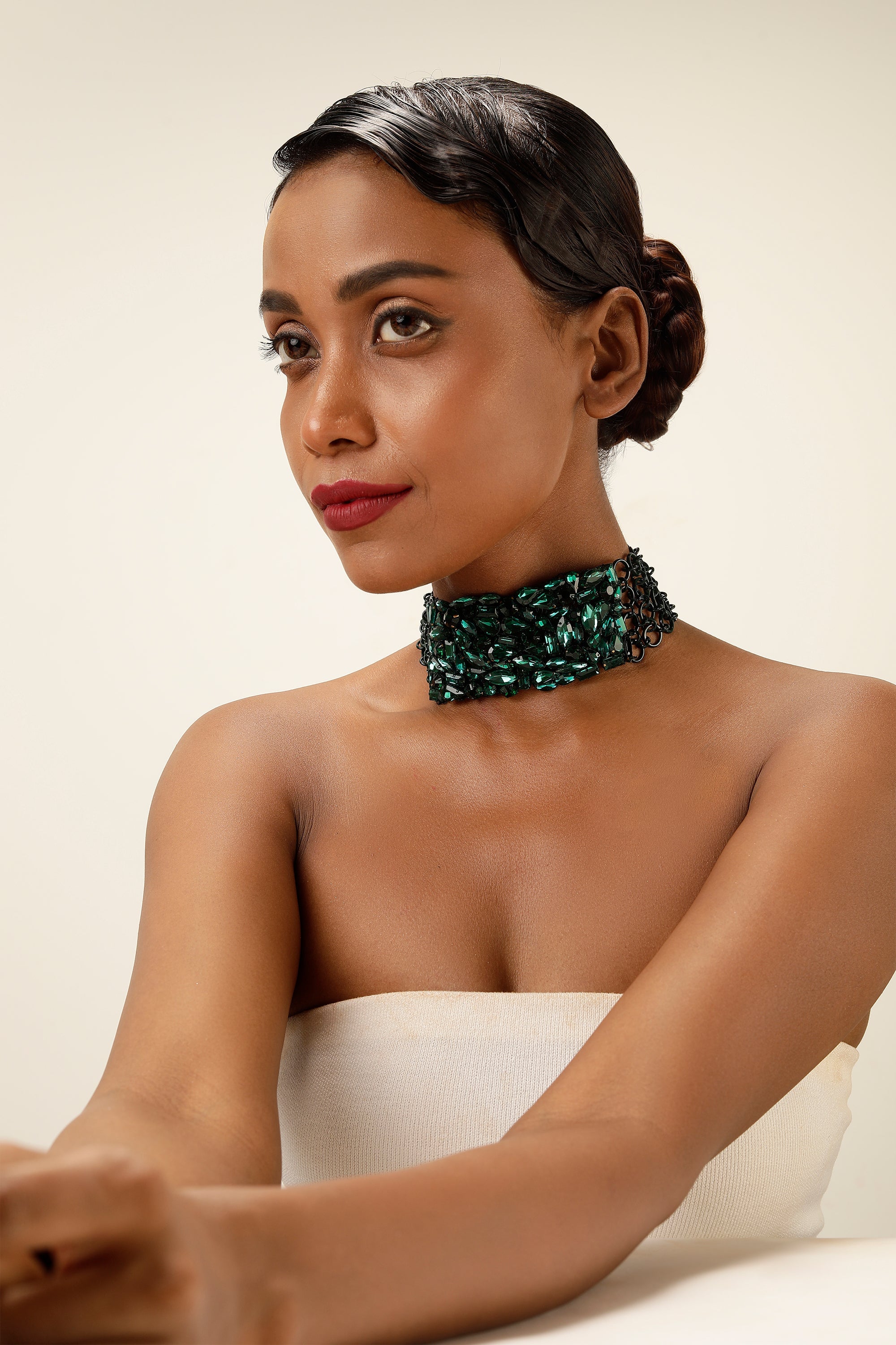 Starlit Collar – Emerald