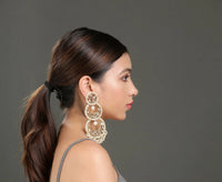 2 Layered Chandbali Earrings