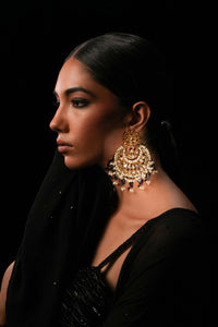 Amethyst Crystal Chandbali