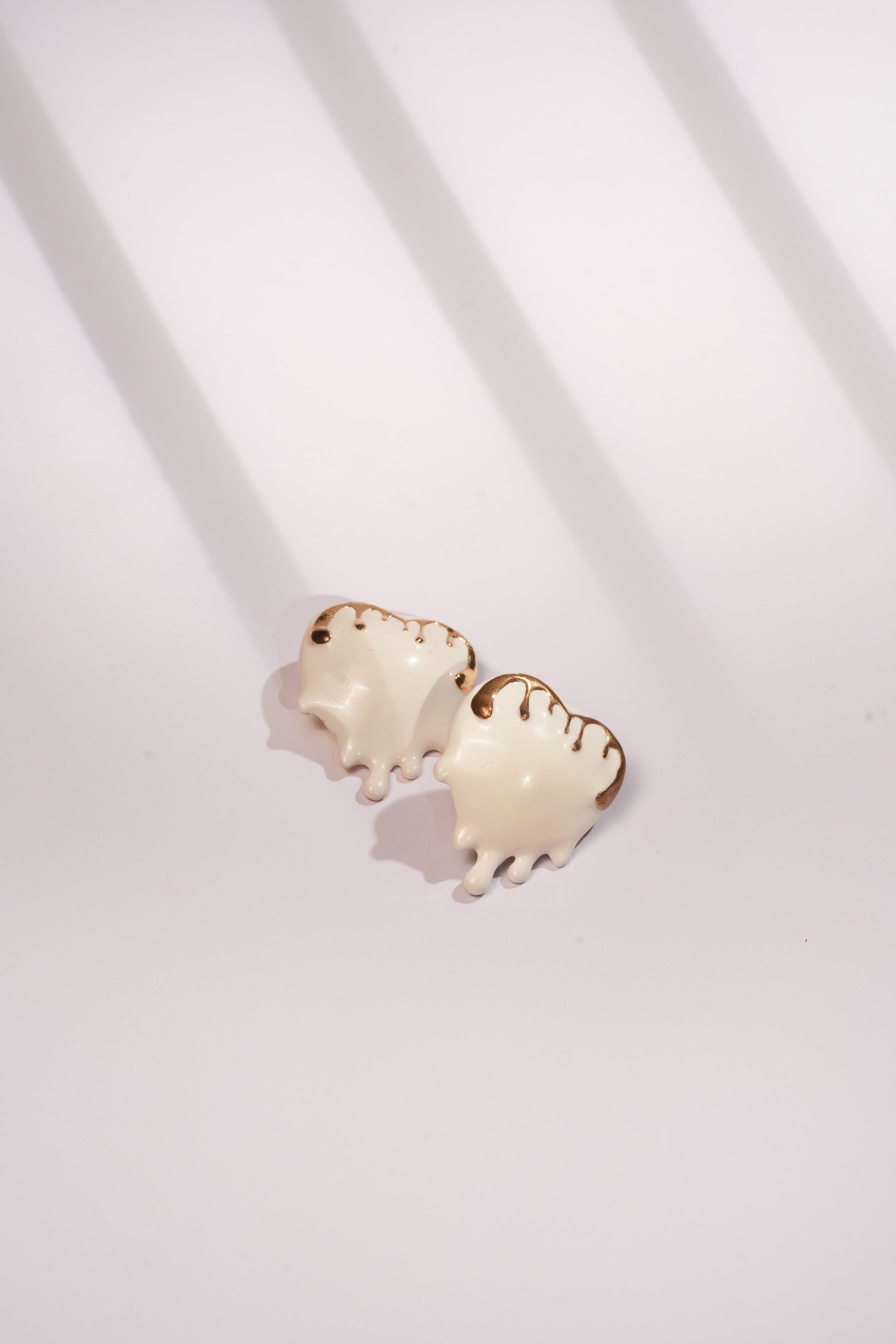 Dripping Heart Studs