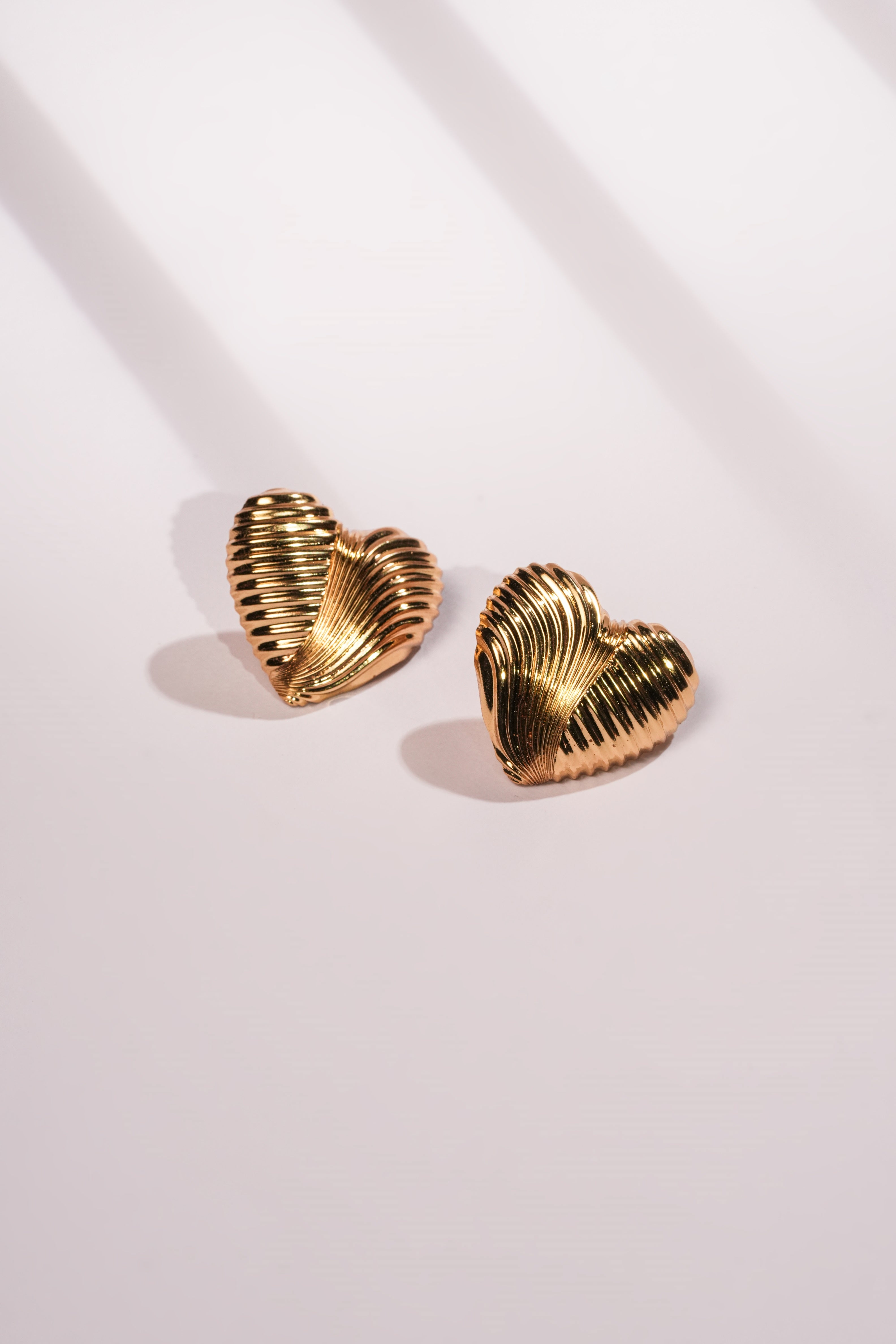 Spiral Heart Studs