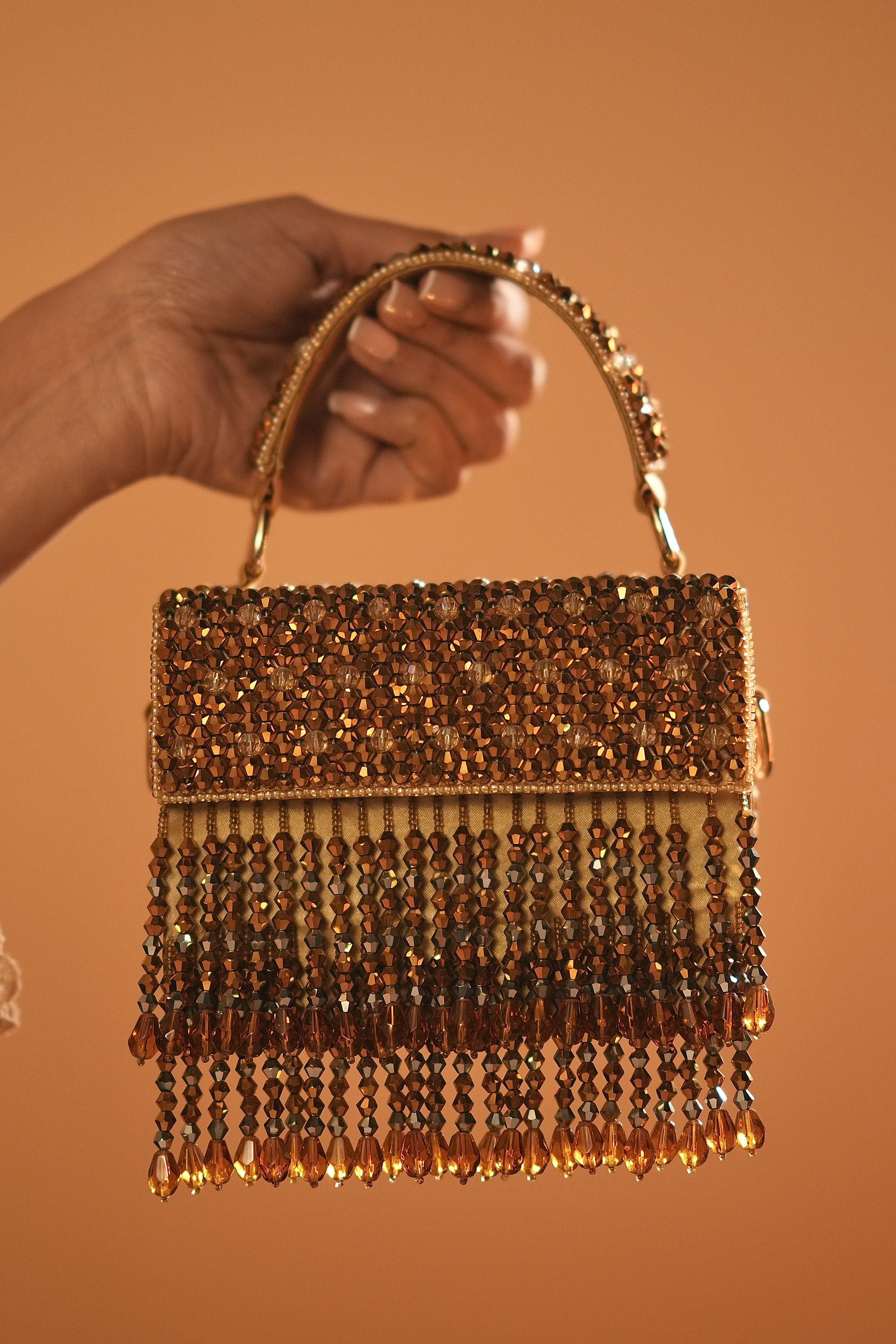 Gold Fringe Box Mini