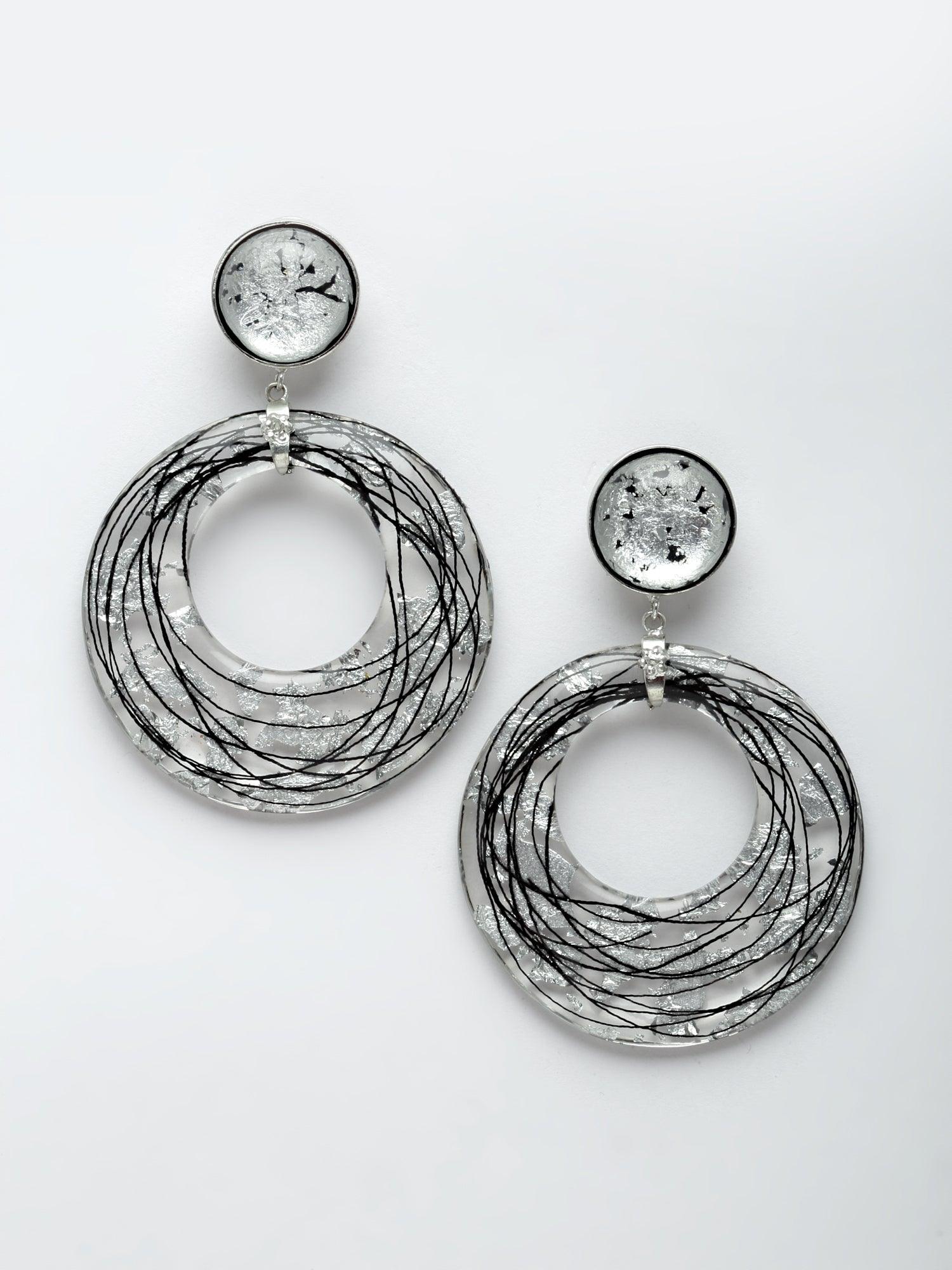 Resin Art (Silver) - Bijoux by Priya