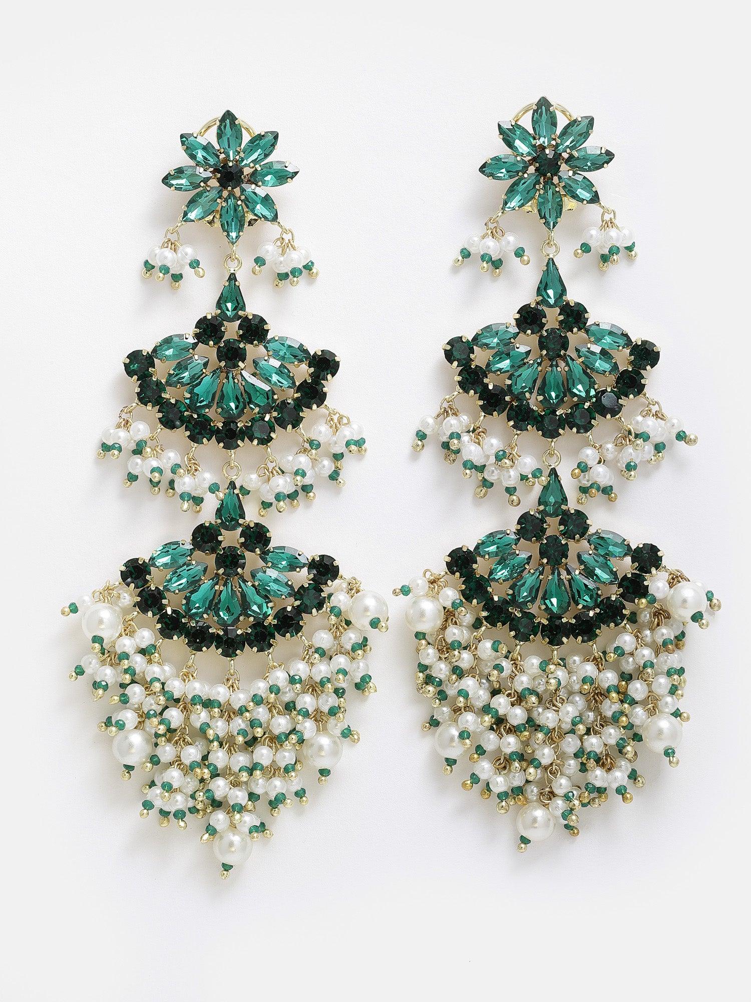 3-tier Earrings - Bijoux by Priya